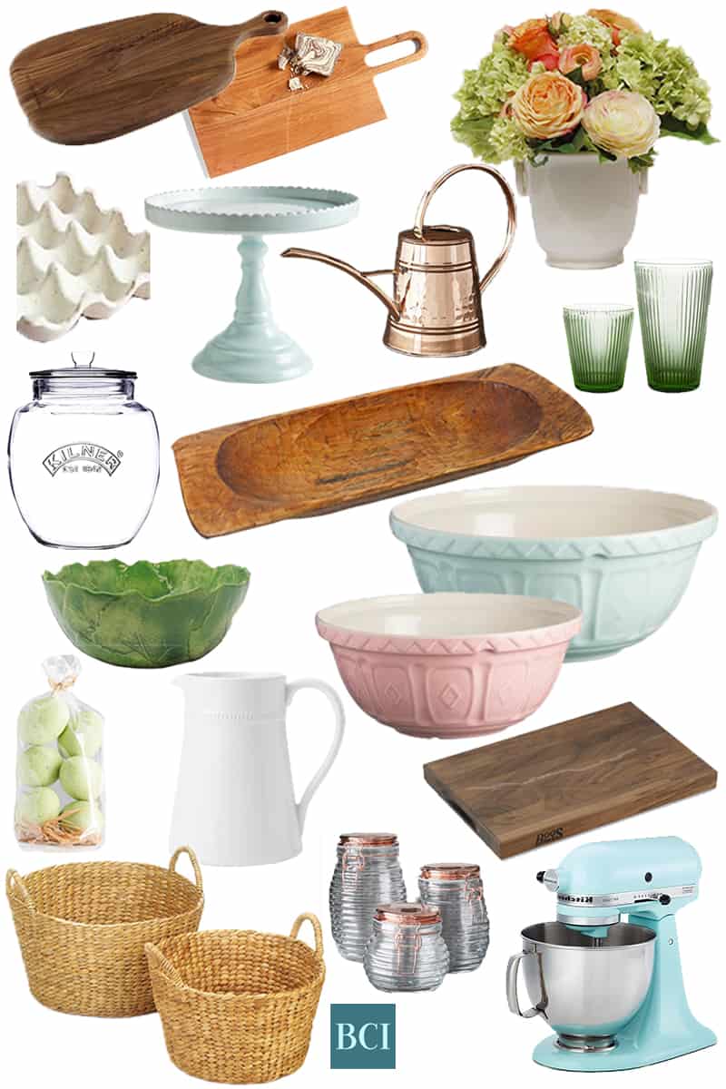 Ready to leave minimalism behind? This collection of cottage kitchen accessories will brighten your countertops with plenty of style and charm.