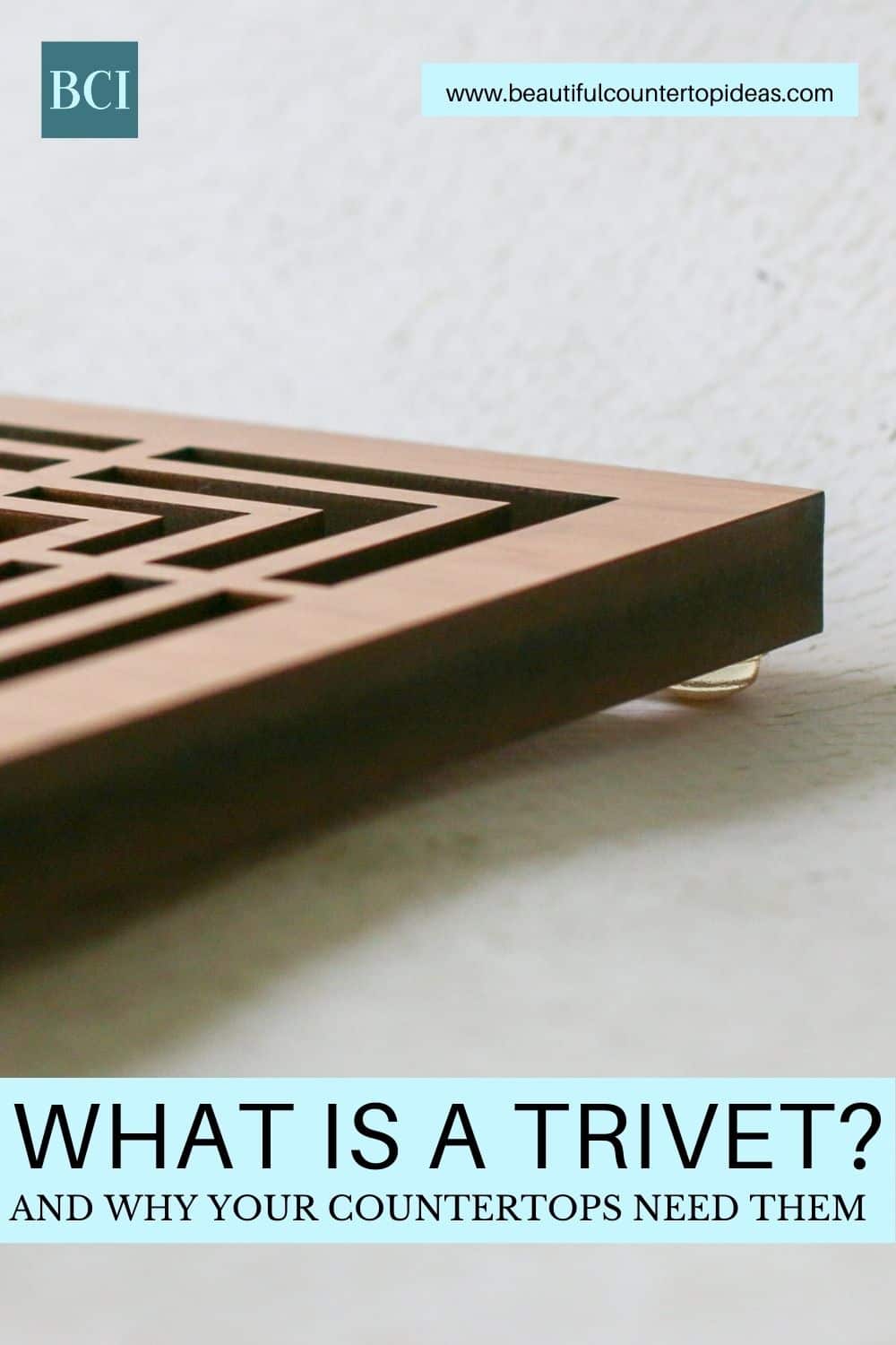 Have you found yourself wondering "What is a trivet?" Find out the answer and why they are essential to keeping kitchen countertops looking great.